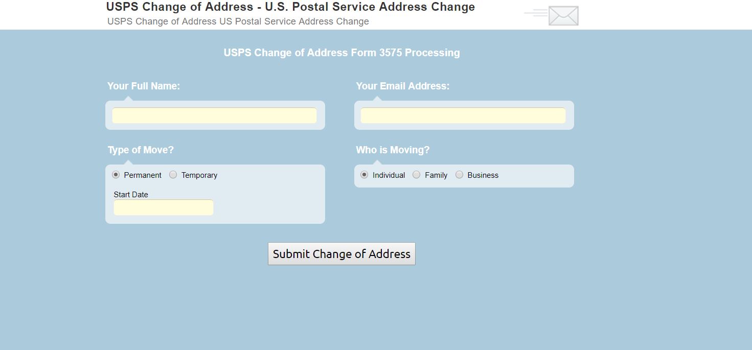 usps move change address