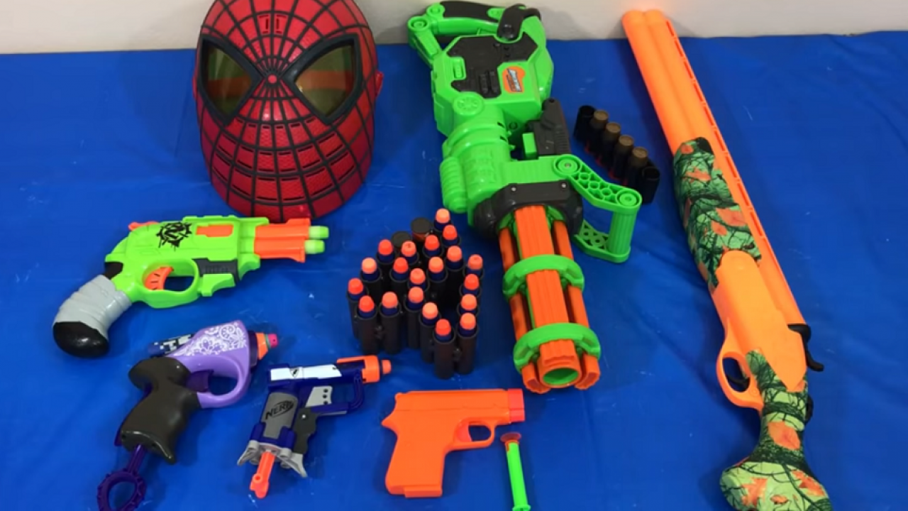 toys and guns