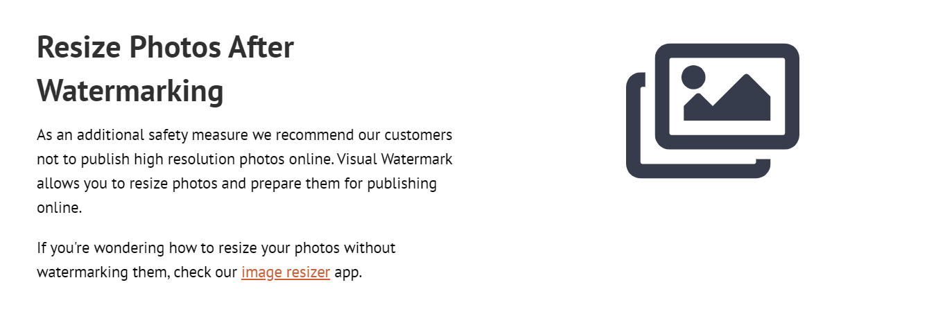 visual watermark for photos reviews