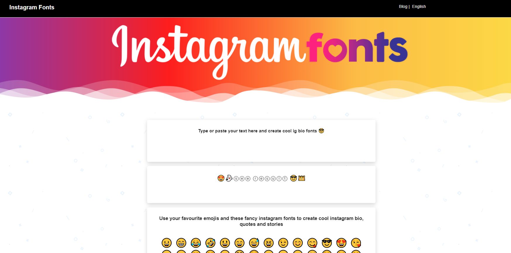 instagram modern font download