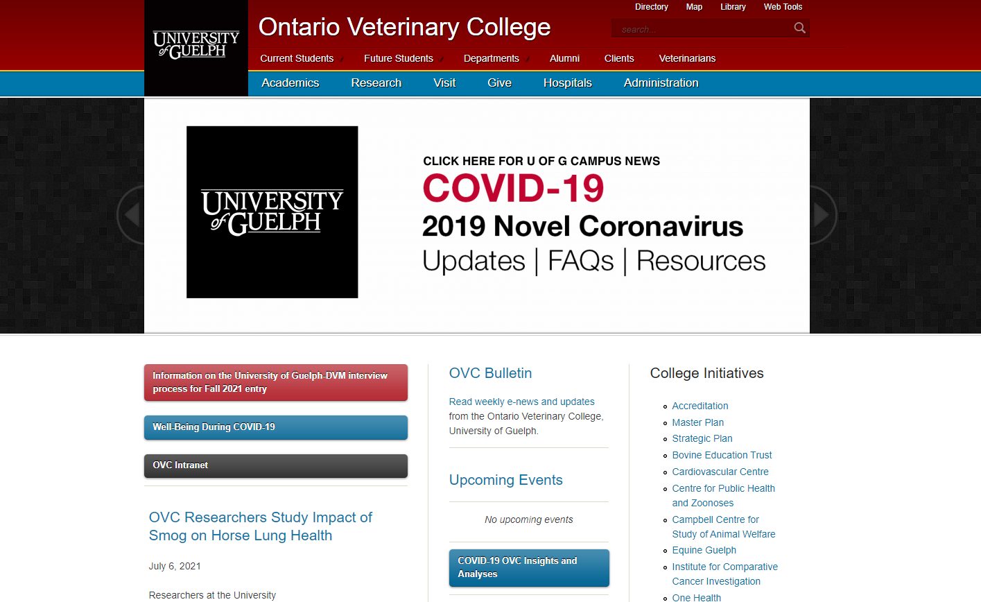 10 Best Vet Schools In Canada For Veterinary Studies In 2024   The Ontario Veterinary College OVC 