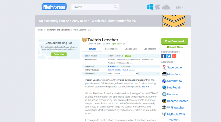 how to download twitch clips with twitch leecher